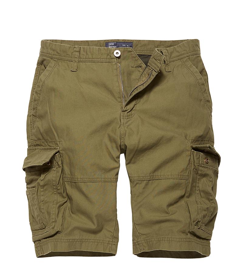 Vintage Industries Rowing shorts Olive-2502-a